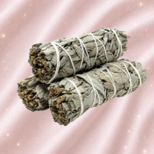 White Sage Smudge Sticks for Healing, Energy Cleansing & Meditation (Pack of 3)