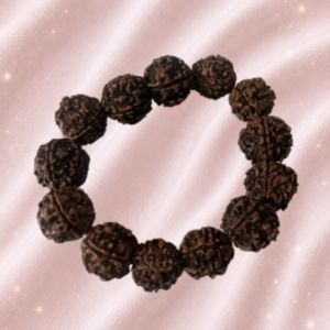 Original Rudraksha Bracelet | Natural Rudraksha Bead Stretch Bracelet for Spiritual Protection & Meditation